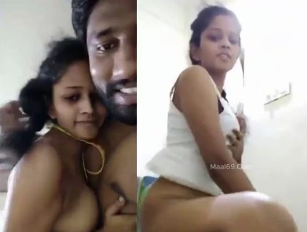 Desi Hot Cute girl riding on her boyfriend