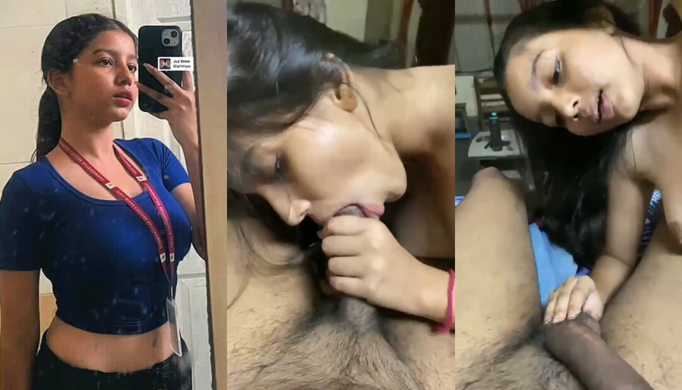 Beautiful Indian Girl Sucking Boyfriend Dick